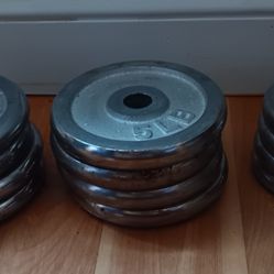 Iron Weights & Plates For 1" Bar