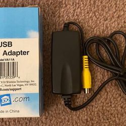 In Box USB Video Adapter Model VA11A With Owners Manual Included Made By X10