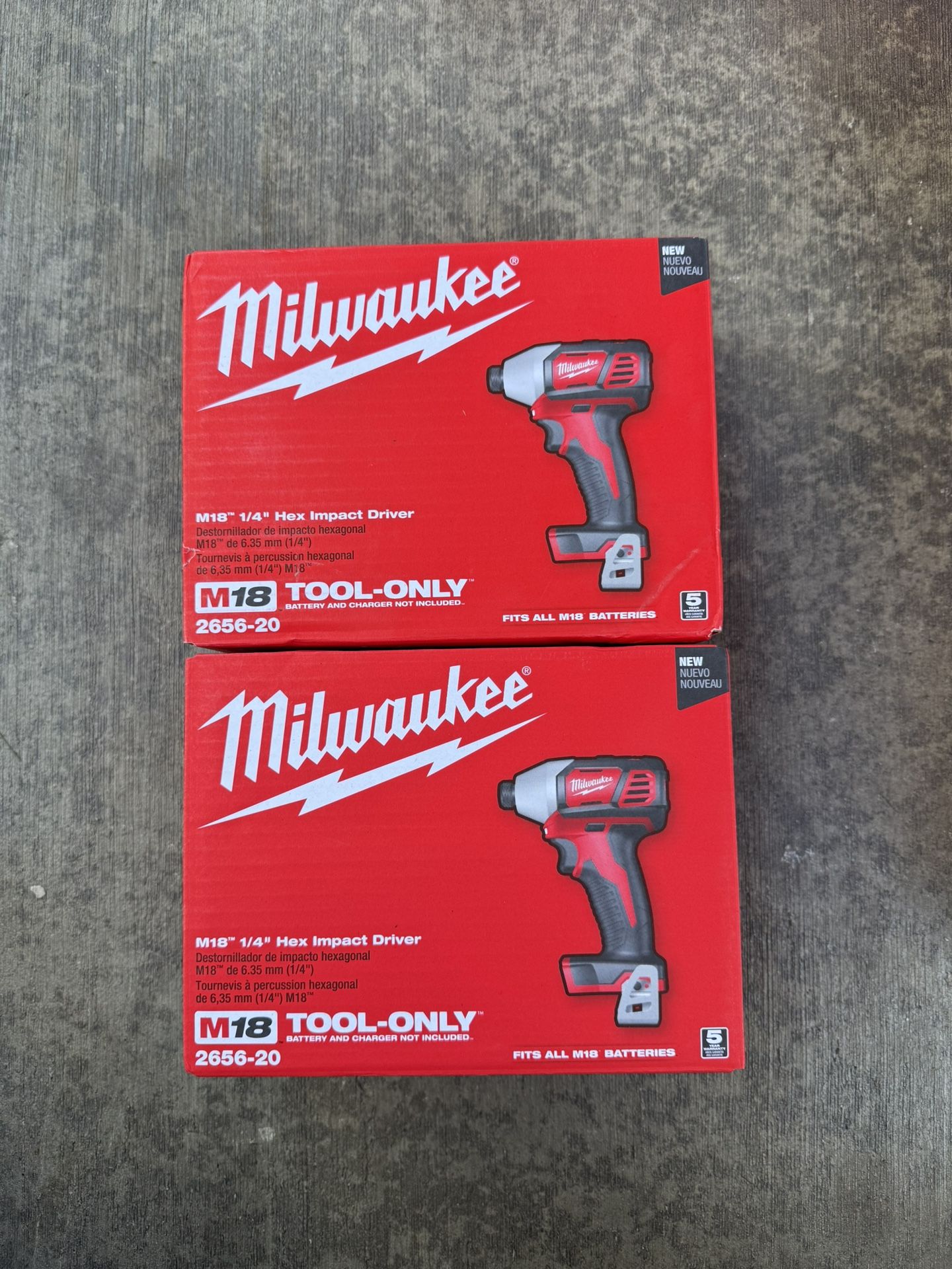 Impact Milwaukee M18 (each)