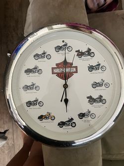 Vintage Harley sound clock