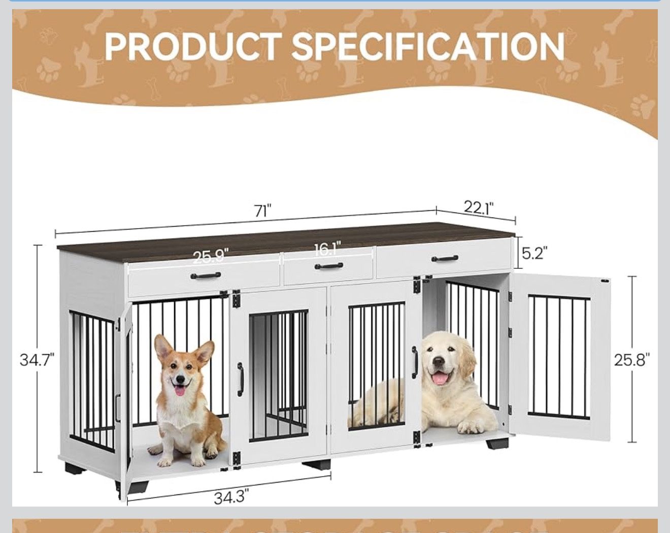 Double Or Single Dog Crate