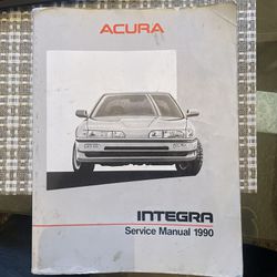 1990 OEM Acura Integra Service Manual 