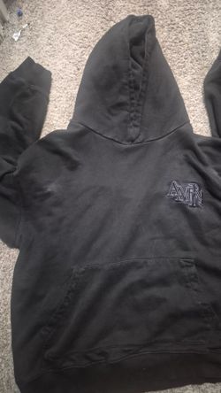 Amiri Black Pullover Hoodie