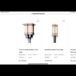 Hubbardton Forge Outside Lights 