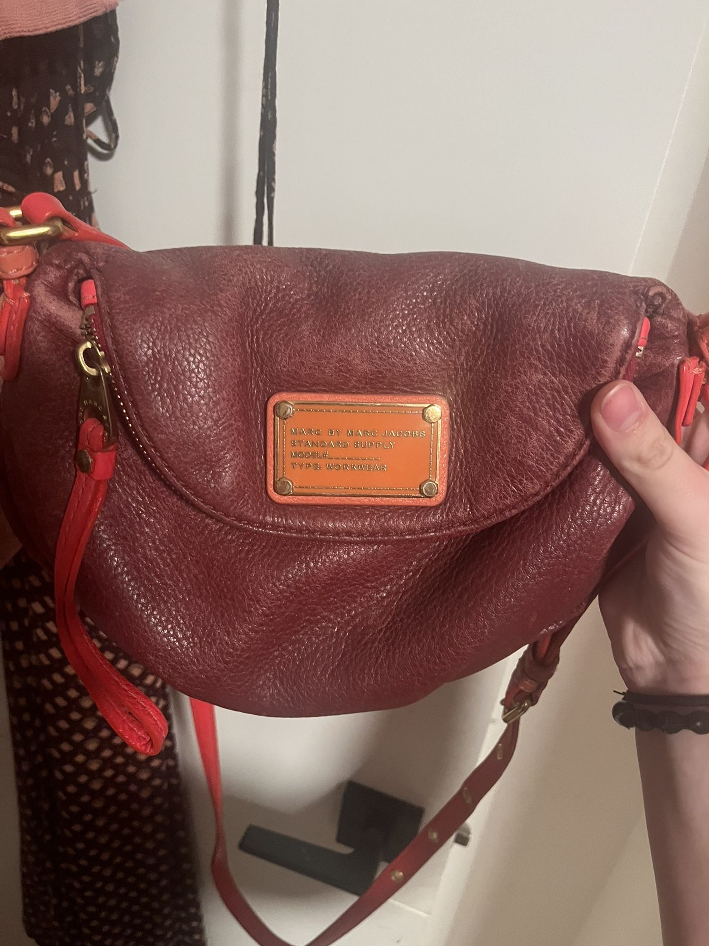 Red Leather Marc Jacob’s Purse 