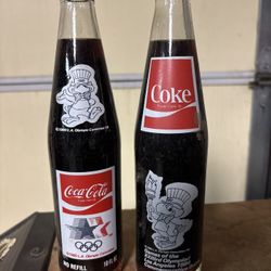 1984 Olympics Collectors Coca Cola Bottles