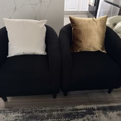 Boucle Accent Chairs 