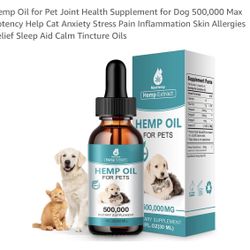 Hemp Oil For Pets, New