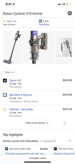 Dyson Vacuum 