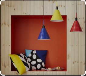 New Pendant Lamp red IKEA