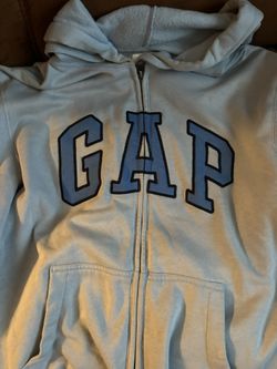 dark blue/light blue GAP zip up 