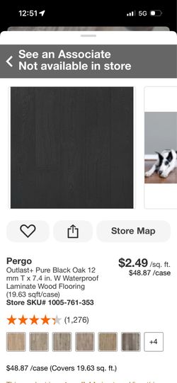 Pergo “Pure Black Oak “