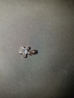 Sterling silver star pendant