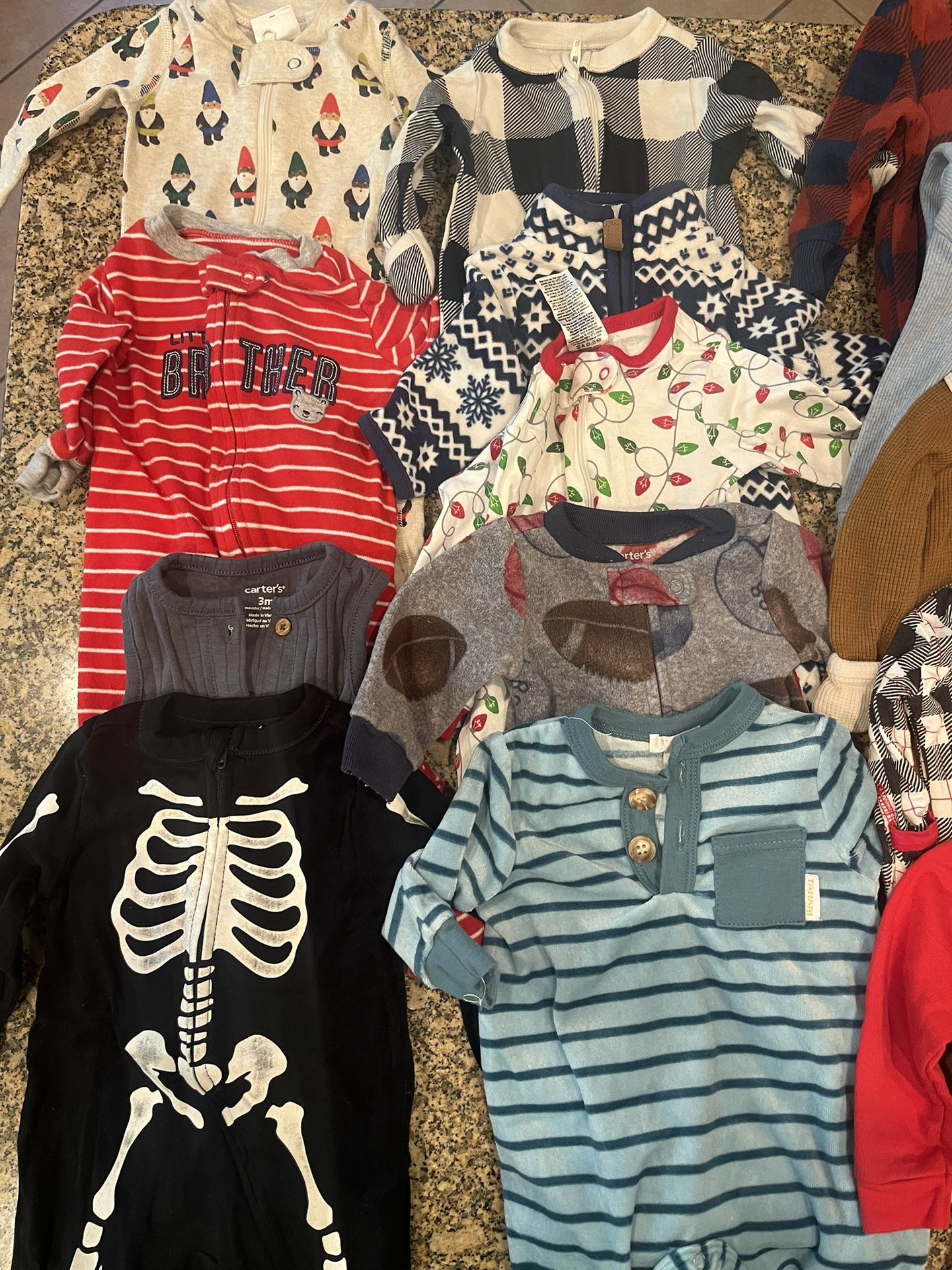 Newborn To 3 Month Baby Boy Winter Bundle