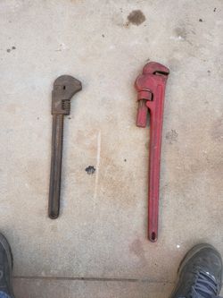 Pipe wrench both for $35.00