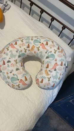 Boppy nursing dinosaur pillow with zipper cover