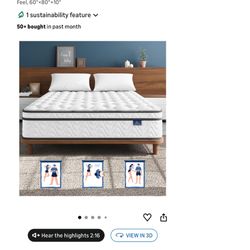 Queen Size Mattress + Bed Frame 