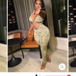 Baddieville Jumpsuit Size M