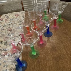 Margarita and Wine Glasses