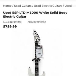 Ltd M1000 Guitar 