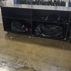 Wood tables cabinets