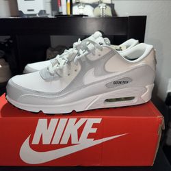 Nike Air Max 90 Gore-Tex Men's Sneakers Size 10.5 Photon Dust/White