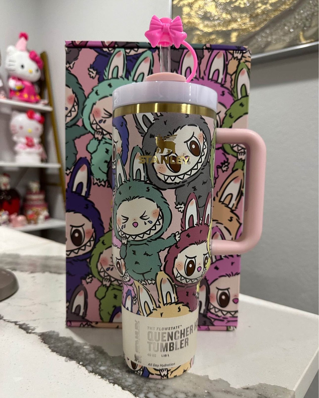 Labubu Cup + Gift Box 40oz Tumbler,All Products : American Fashion Style Bags On Sale