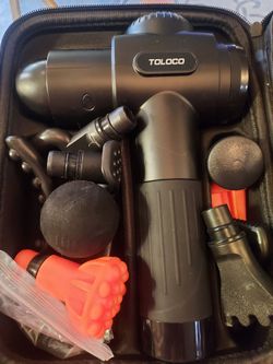 Massager machine with case