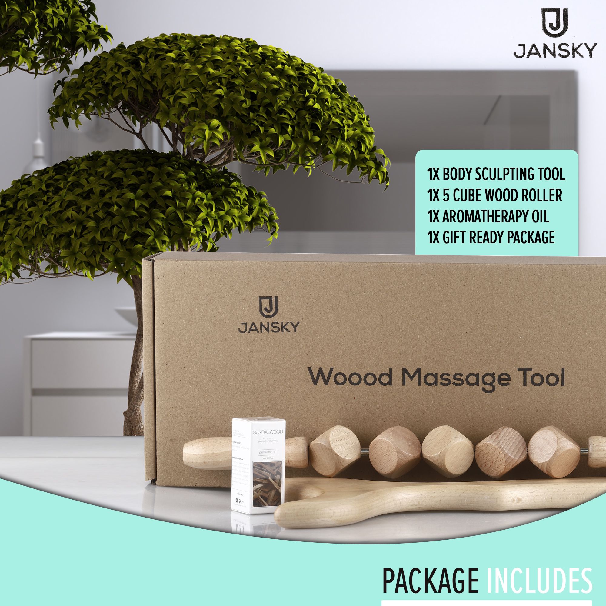 New Wood Massage Tools + Free Oil