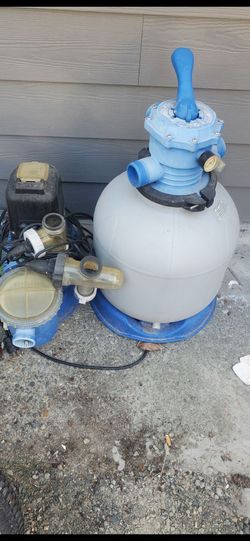 Swimming pool sand filter pump