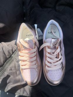 Girl’s Primigi Genuine Leather Sneakers Size 33