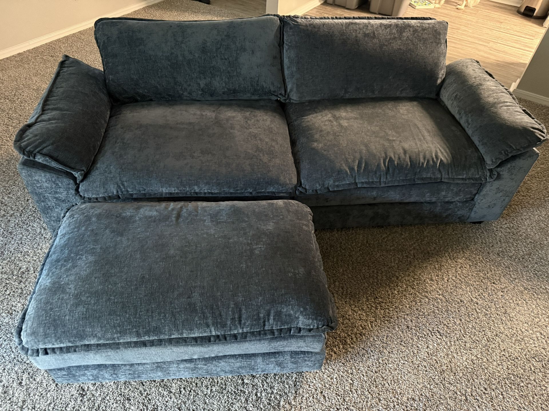 Couch + Ottoman - Pick Up Only - South Tulsa