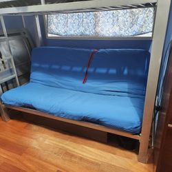 The Futon Company Twin Over Double Futon Bunk