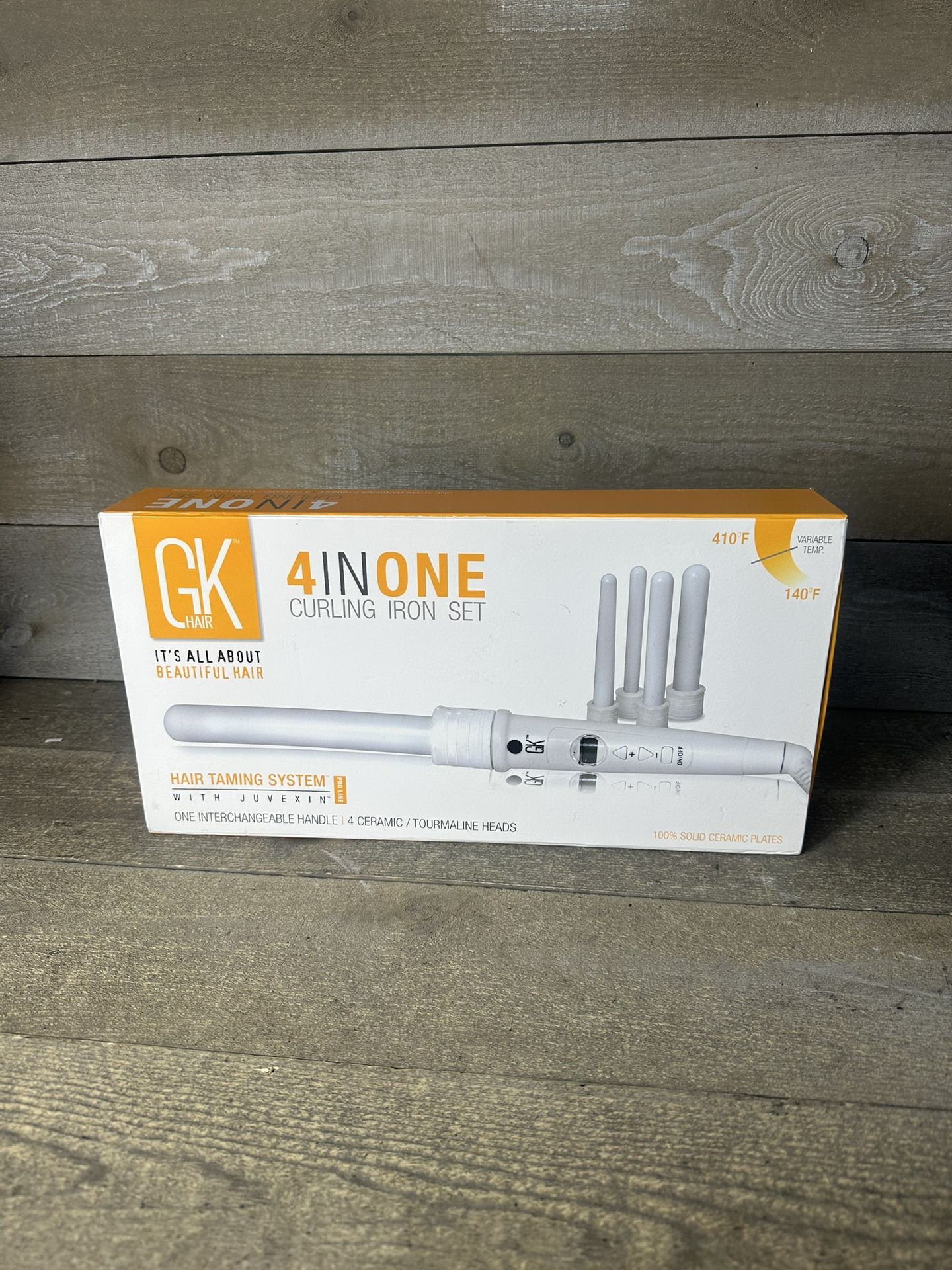GK Hair 4 In One Curling Iron Set Hair Taming System Juvexin 2183-00 Global