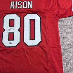 Andre Rison Signed Autograph Custom Jersey - PSA Coa Sticker Only - KC Chiefs