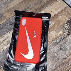 Apple iPhone X / XS Red Nike Case