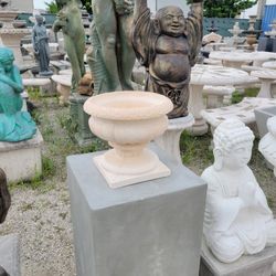 Concrete Planters Urn / Cement Backyard Patio Garden Planter Pot