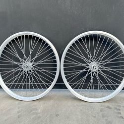 26” Heavy duty 48 spoke 12g Motorized Bike Wheels