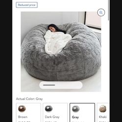 Home Sponge Bed Bean Bag Chair Cover Slipcover Double Bedroom Balcony Large Couch Round Soft Fluffy Cover No Fillings Only Cover
