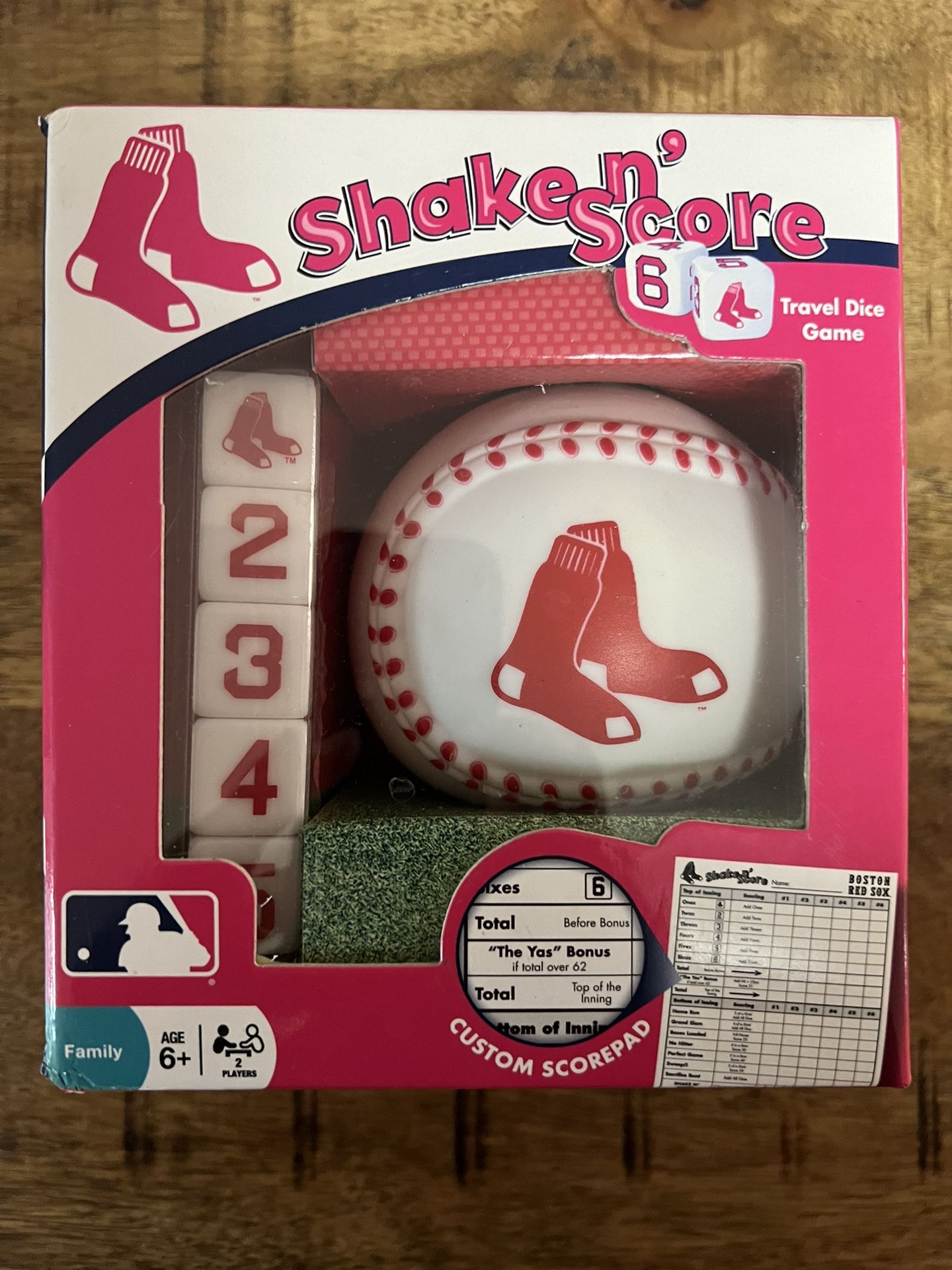 Boston Red Sox Shake n' Score Traveling Dice Game