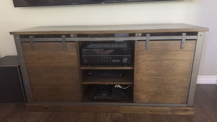 World Market Brown wood media console