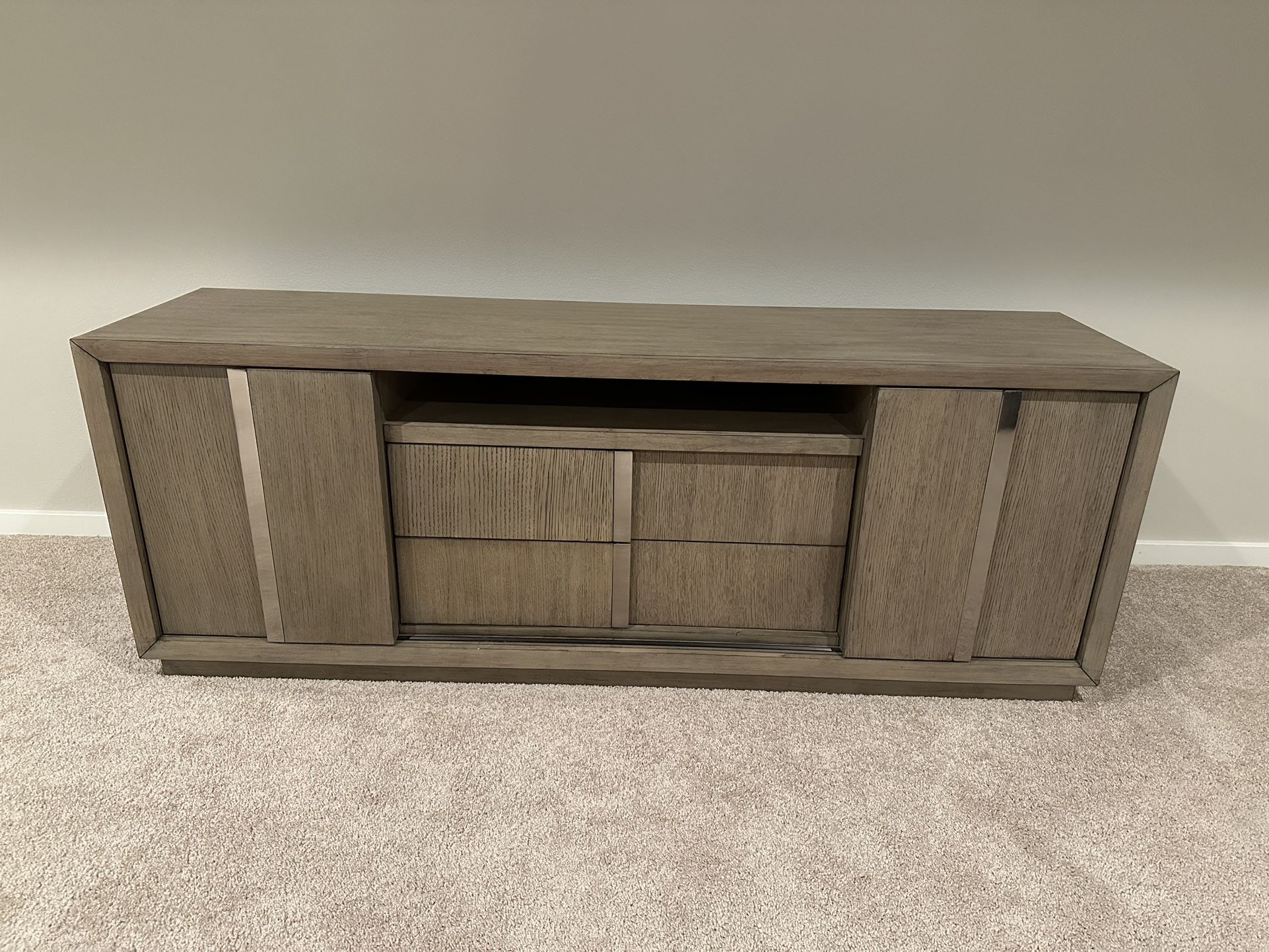 Furniture Set. Media Console, 2 End Tables, Coffee Table