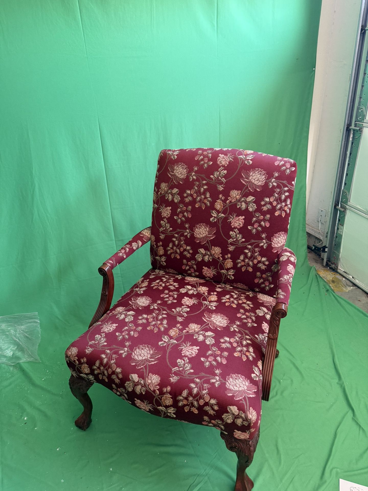 Vintage Floral Armchair