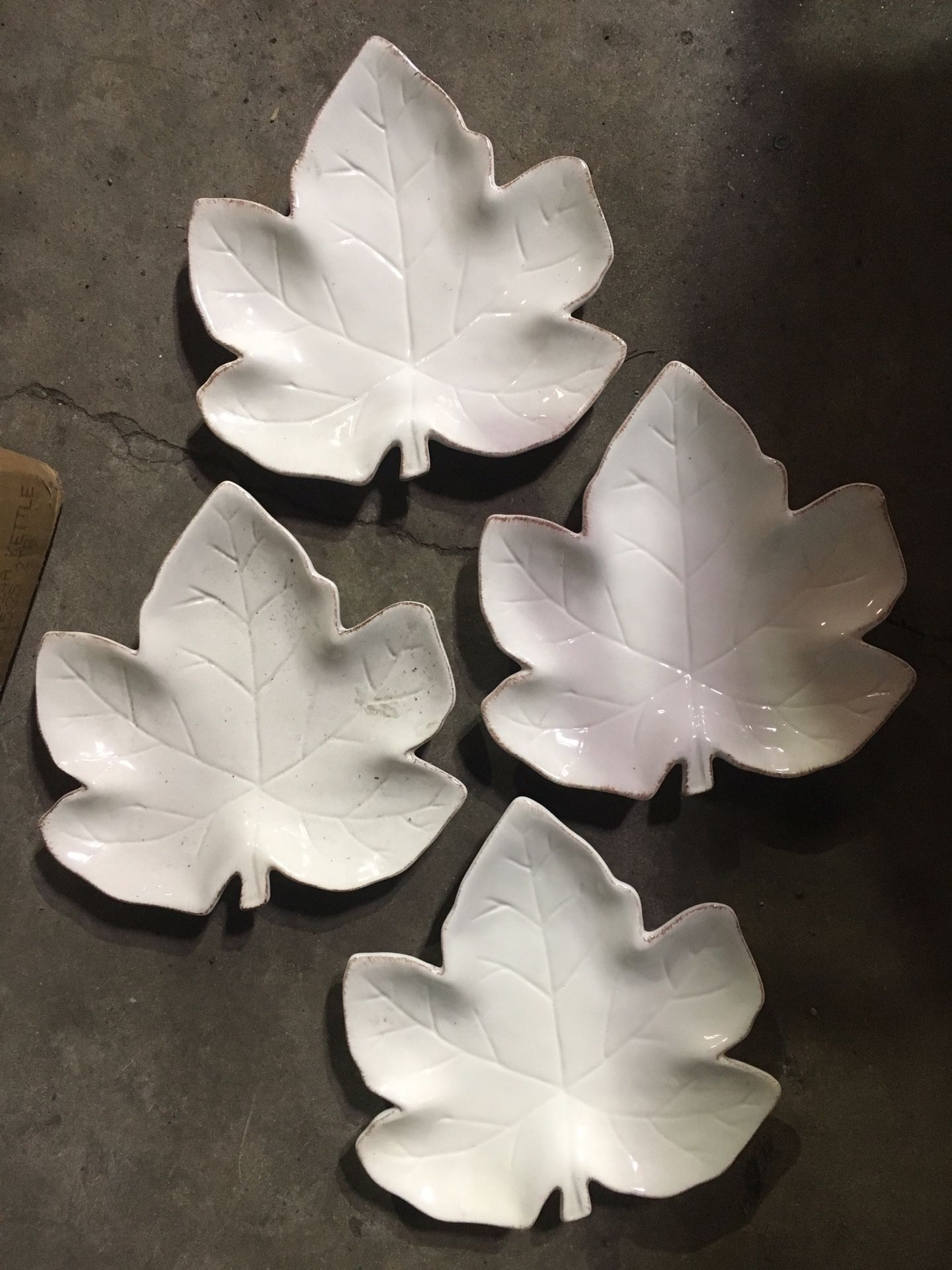 Leaf plates, white curtains and more
