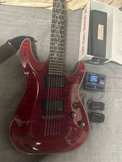 Guitar bundle Schecter damien special