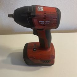 Hilti Siw-22a Tool And Battery 3/4 Inch Size