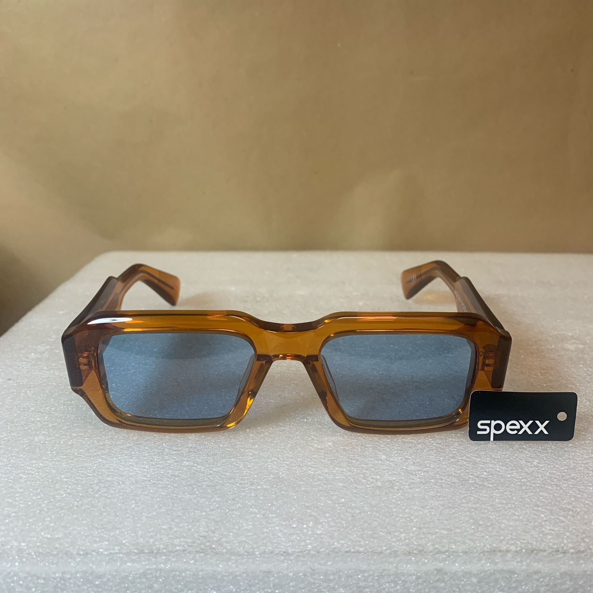 Spexx Unisex Brown Frame Sunglasses 