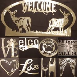 Personalized Metal Wall Hangings
