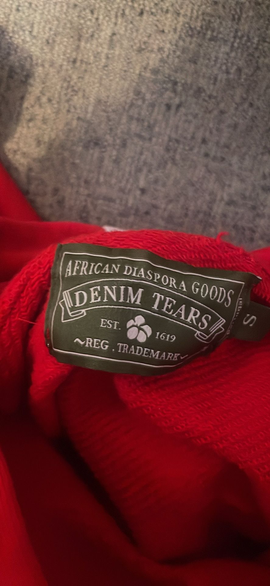 Denim Tears Hoodie Red 