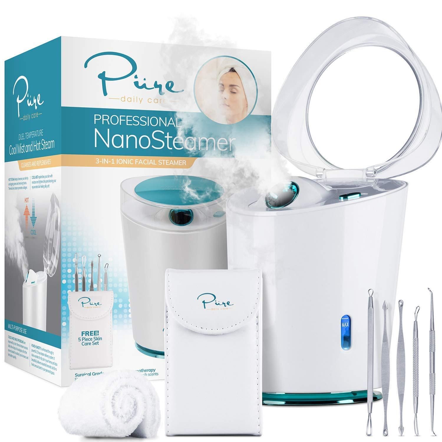 NanoSteamer Professional 3-in-1 Nano Ionic Facial Steamer for Spas